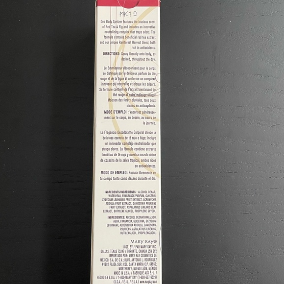COPY - Mary Kay Red Tea & Fig Body Spritzer!! ❤️❤️ - Picture 3 of 7